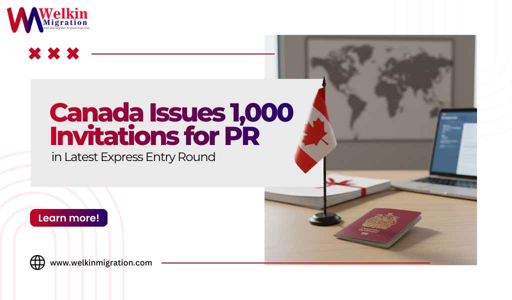 Canada Issues 1,000 PR Invites via Express Entry